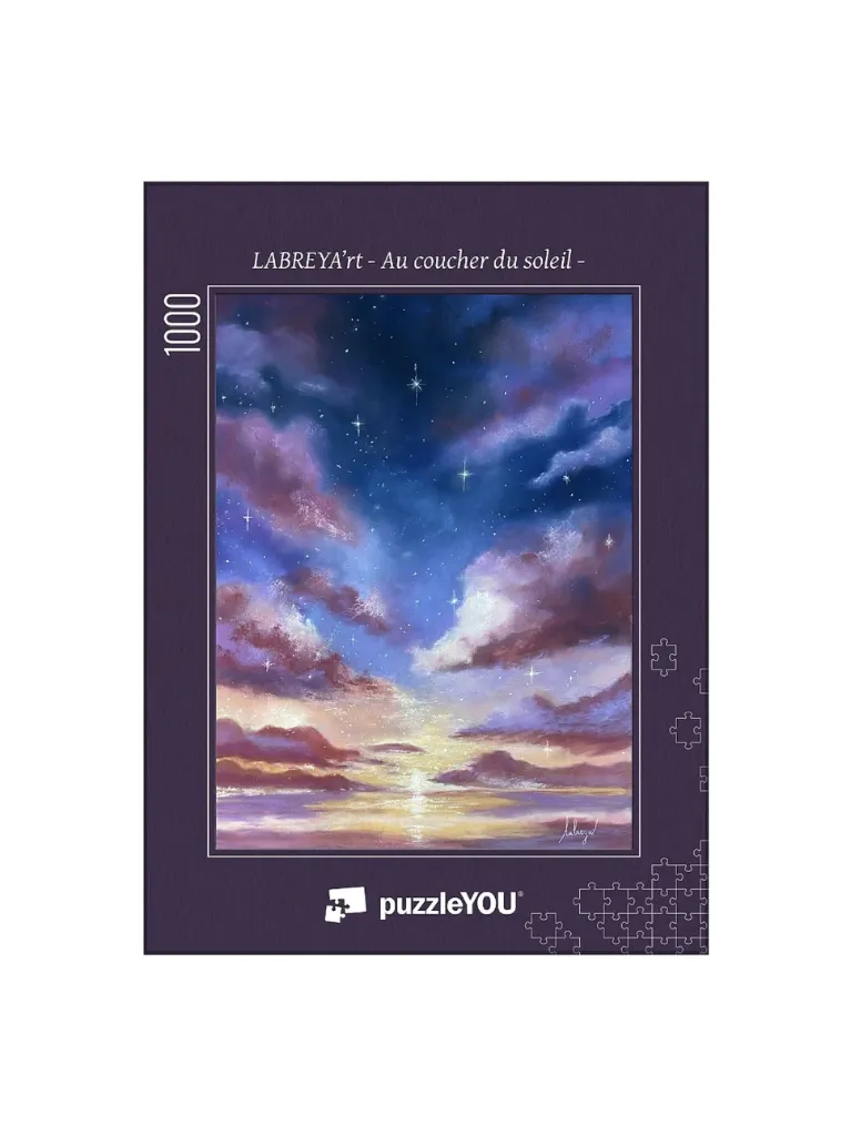 [PUZ-SOLEIL-1000] Puzzle "Au coucher du soleil"